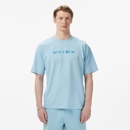 United4 Regular Fit Erkek Mavi T-shirt