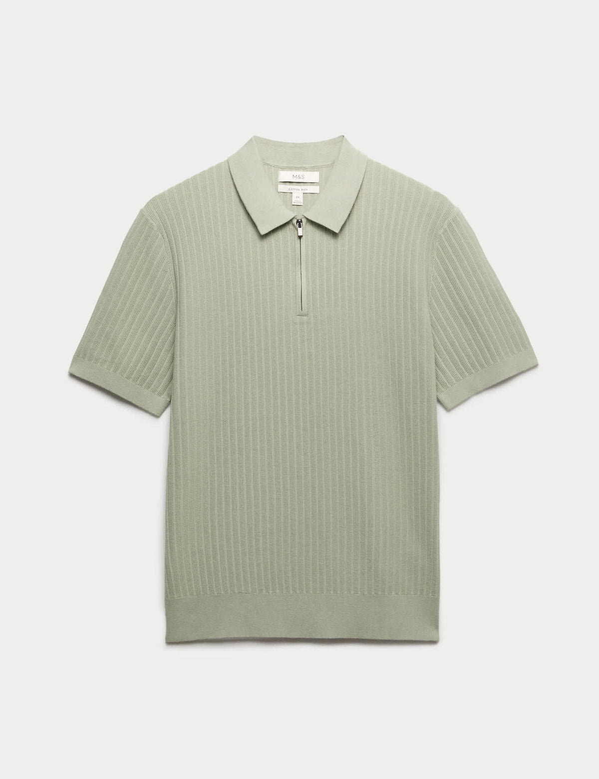 Pamuk Karışımlı Polo Yaka T-shirt