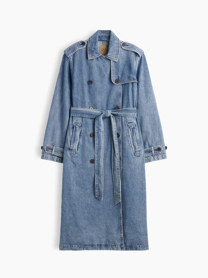 Mavi Longline Icon Denim Trençkot
