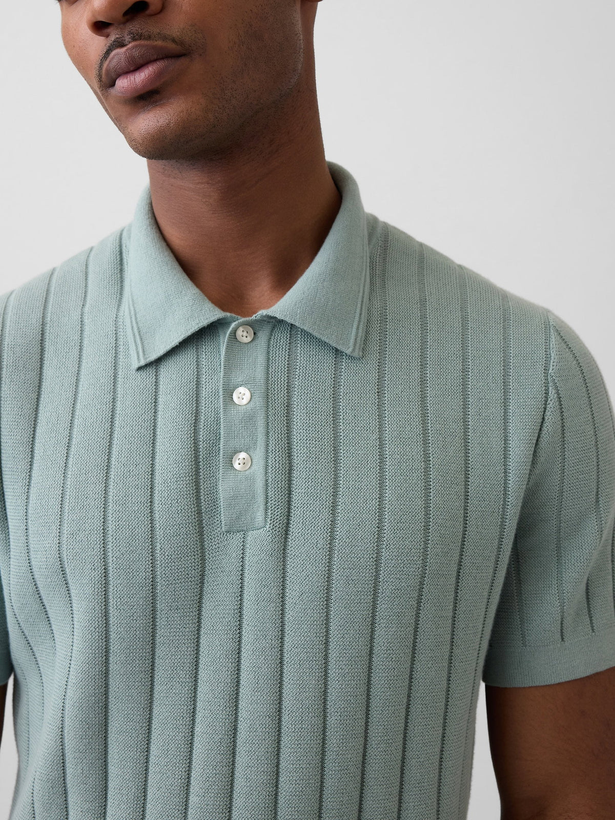 Yeşil Classic Triko Polo T-shirt