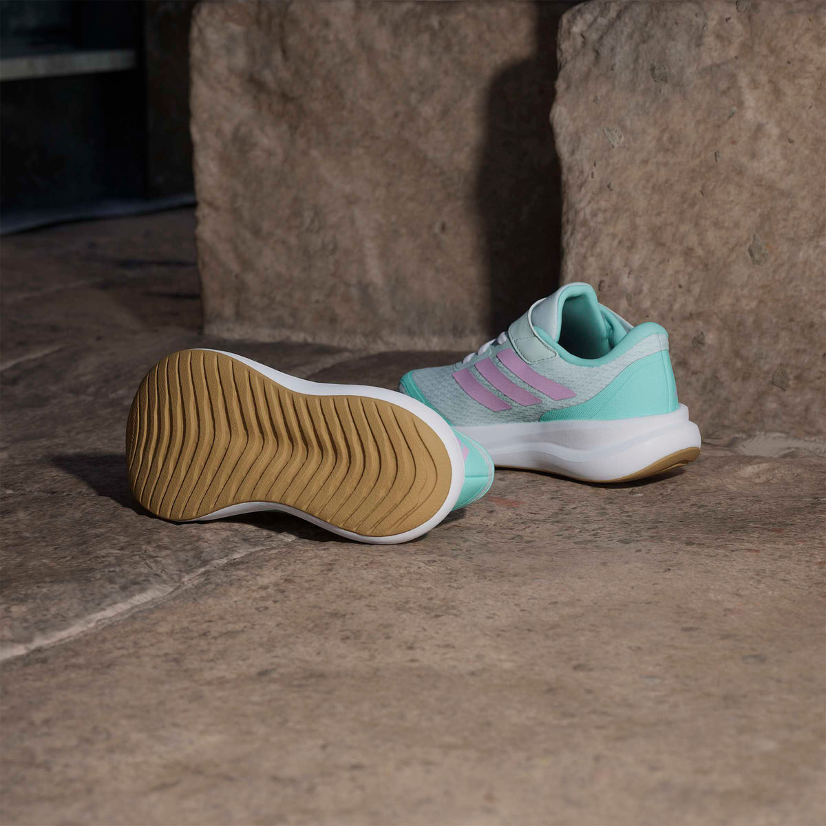 Adidas Runfalcon 6 Elastic Lace Çocuk Siyah Koşu Ayakkabısı