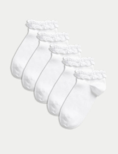 5'li Fırfır Detaylı Freshfeet™ Çorap