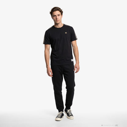 Champion Ss Erkek Siyah T-shirt