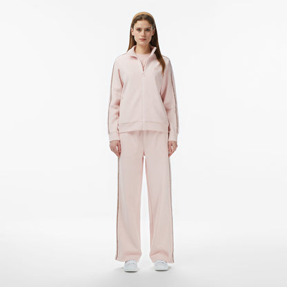Lacoste Kadın Regular Fit Dik Yaka Pembe Sweatshirt