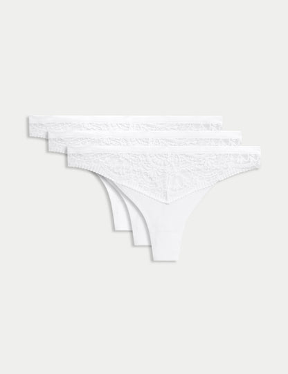 3'lü Body Soft:trade_mark: Dantel Detaylı Tanga Seti