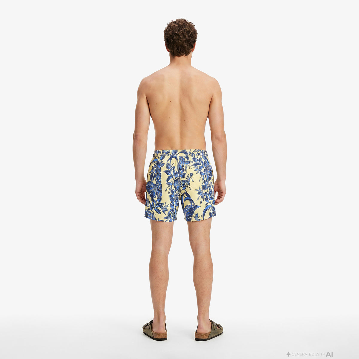 Tommy Hilfiger Essentials Erkek Sarı Deniz Şortu