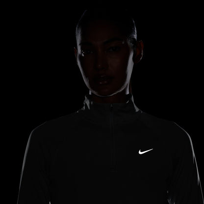 Nike Tempo Dri Fit Half Zip Kadın Siyah Sweatshirt