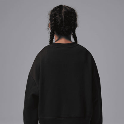 Jordan Perform Sport Dri Fit Crew Çocuk Siyah Eşofman Üstü