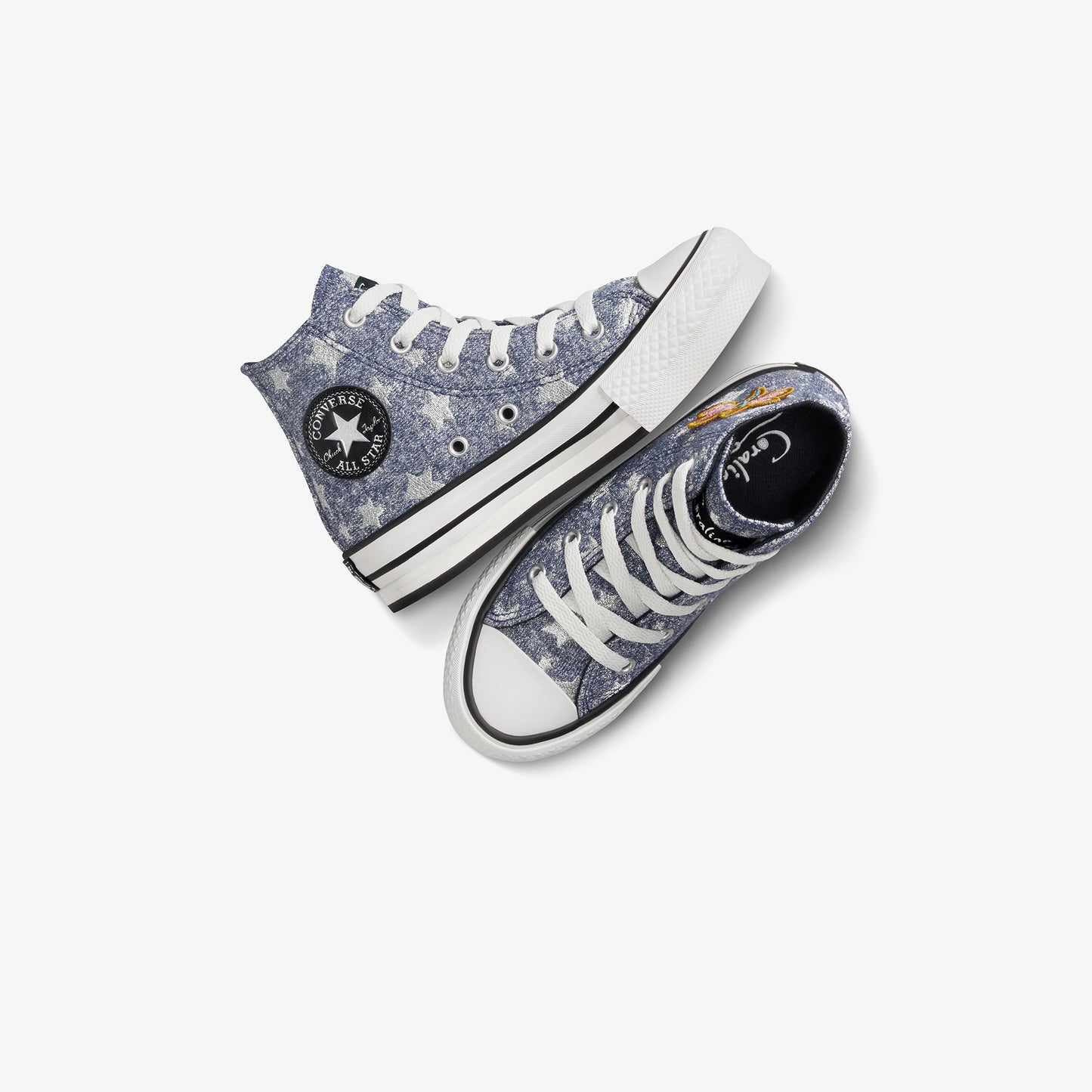 Converse Chuck Taylor All Star Eva Lift Çocuk Lacivert Platform Sneaker