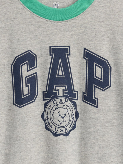 Gri Logo Ringer T-shirt