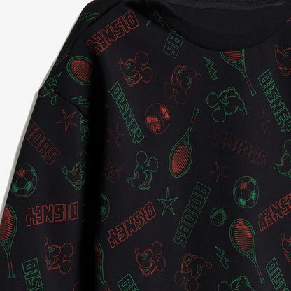 Adidas Disney Mickey Mouse Bebek Siyah Eşofman Takımı