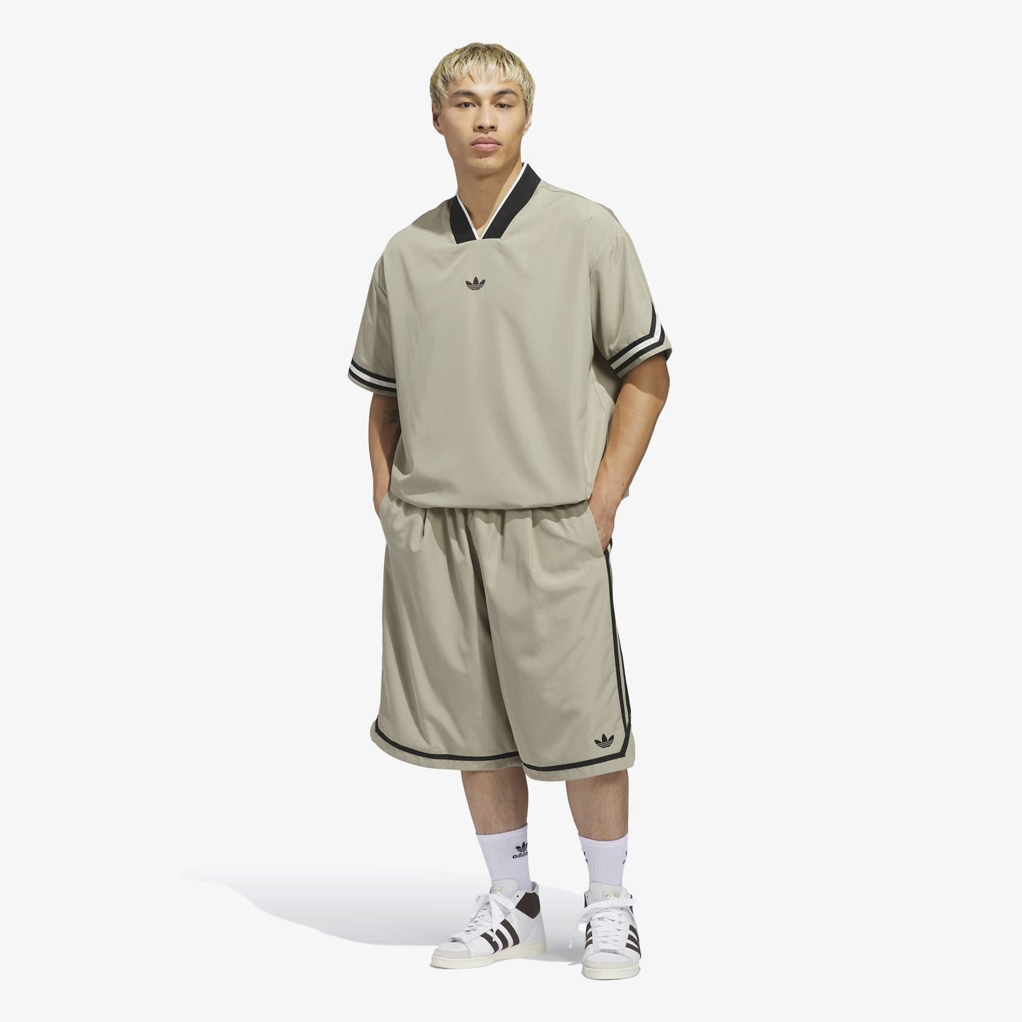 Adidas Shooting Top Unisex Kahverengi T-shirt