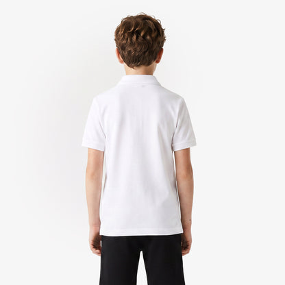 Lacoste Regular Fit Çocuk Beyaz Polo