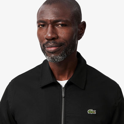 Lacoste Erkek Gömlek Yaka Siyah Ceket