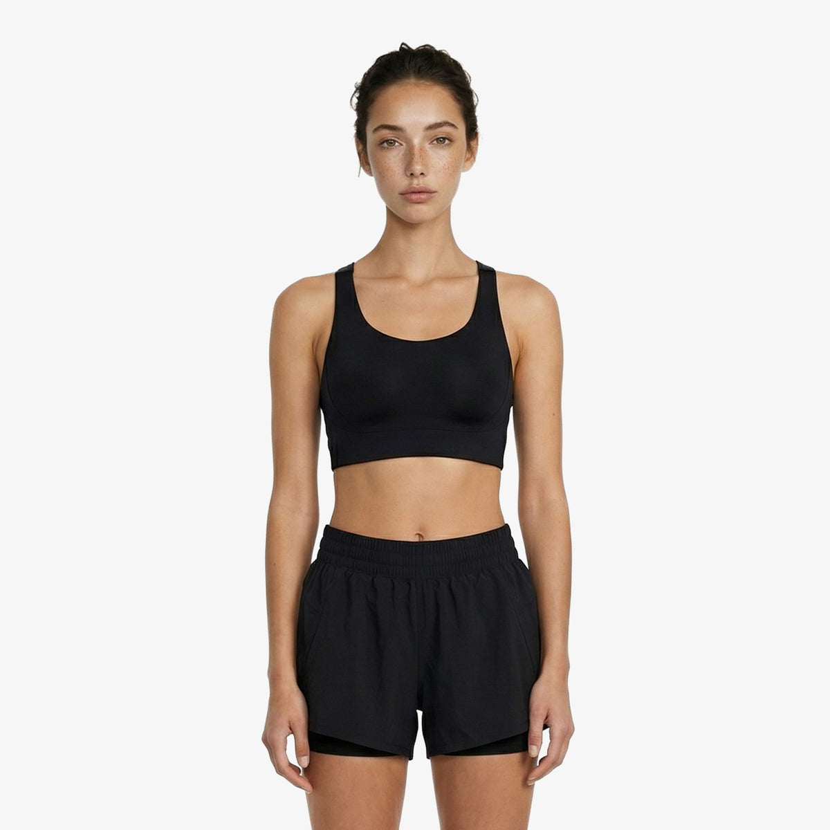Brooks Limitless Racerback Kadın Siyah Bra