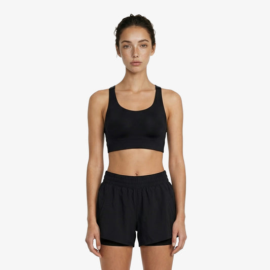 Brooks Limitless Racerback Kadın Siyah Bra