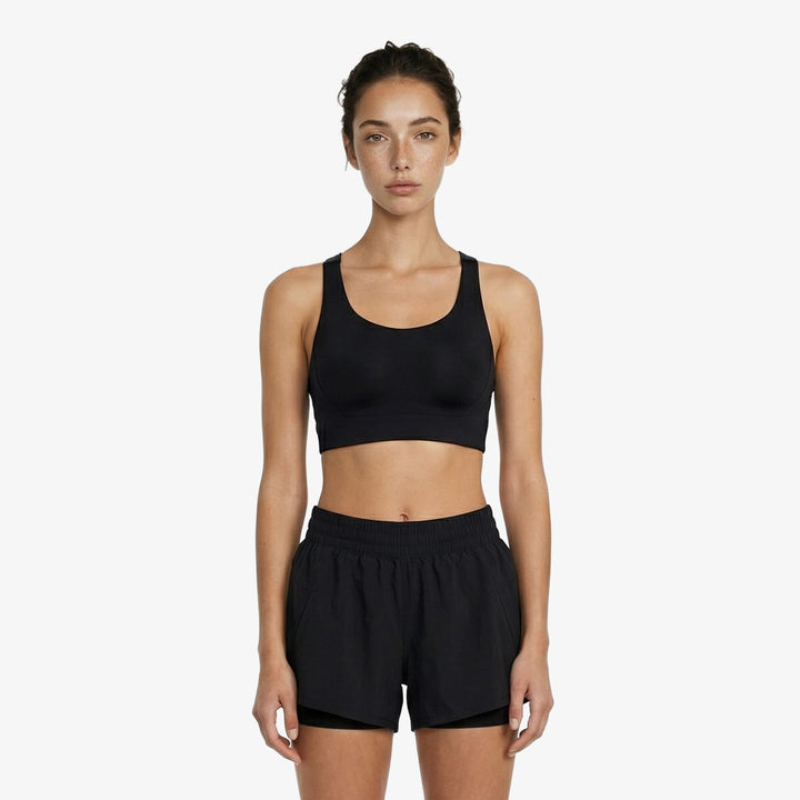 Brooks Limitless Racerback Kadın Siyah Bra