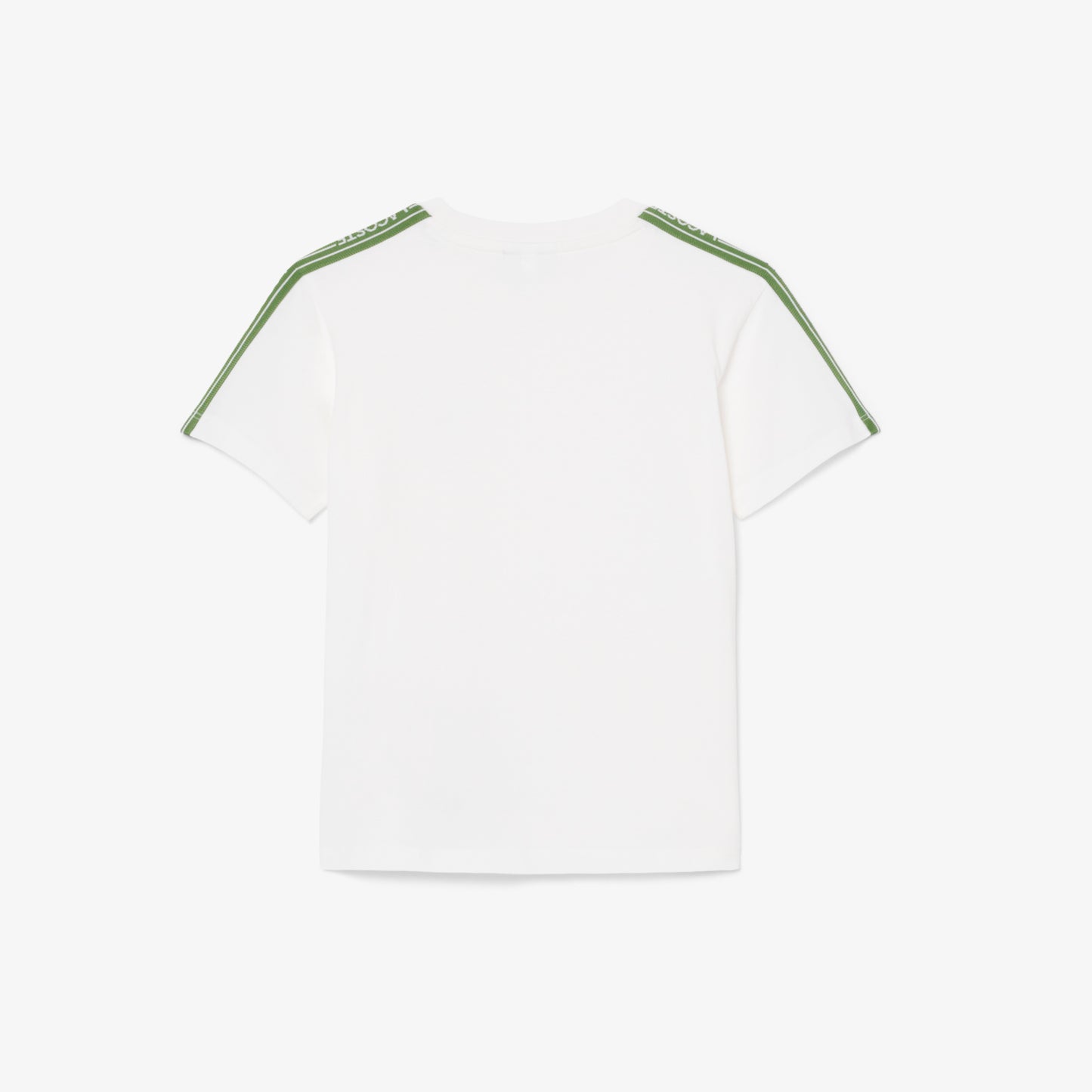 Lacoste Çocuk Bisiklet Yaka Beyaz T-shirt