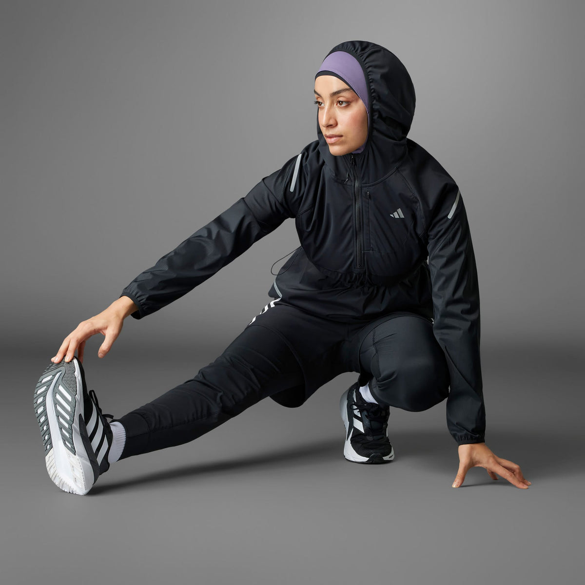 Adidas Running Ultimate Kadın Siyah Koşu Ceketi