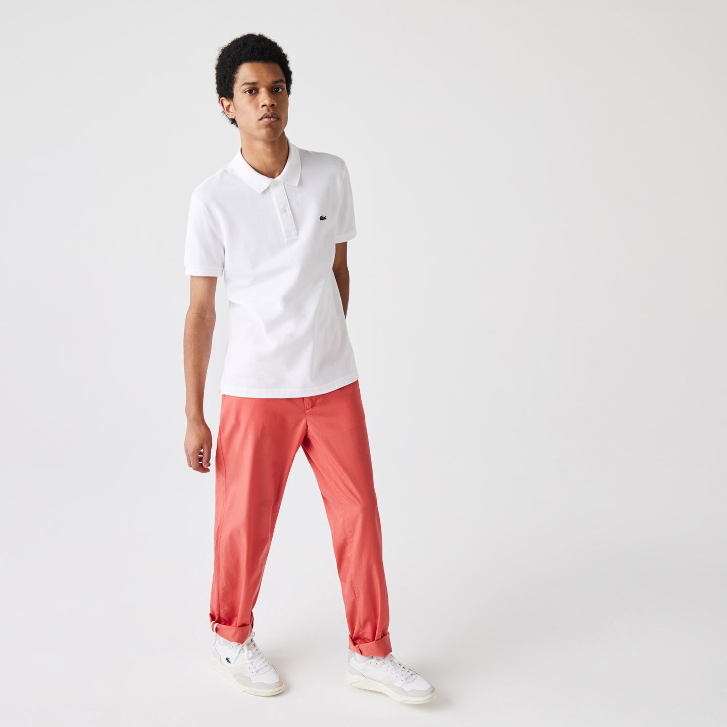 Lacoste L.12.12 Erkek Slim Fit Beyaz Polo