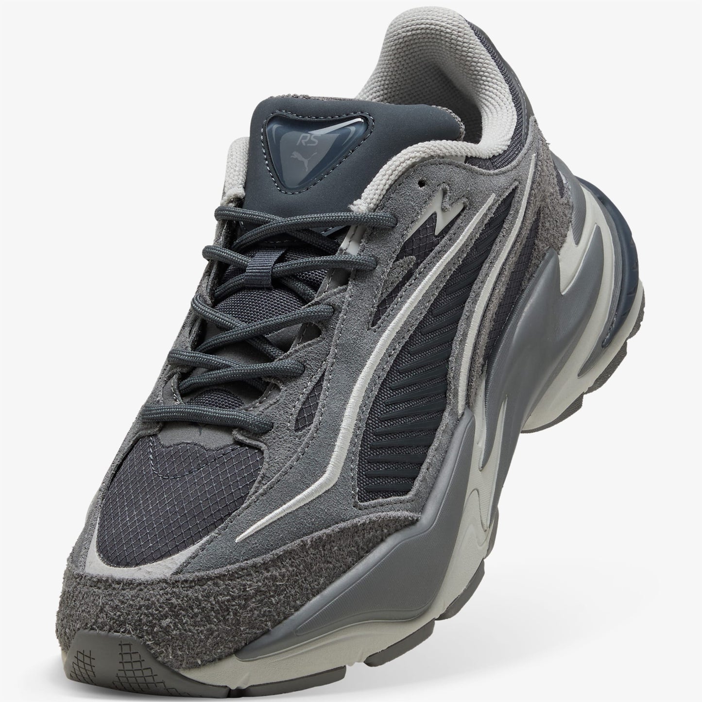 Puma Rs Surge Hairy Suede Unisex Gri Spor Ayakkabı