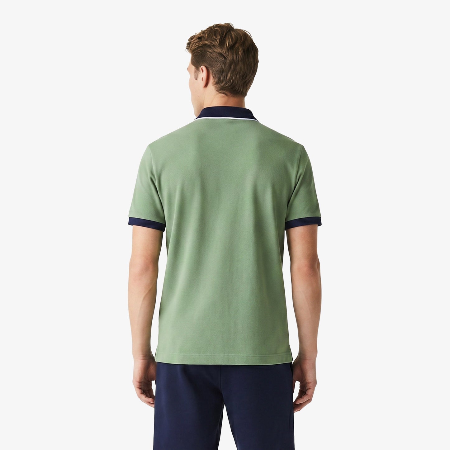 Lacoste Erkek Regular Fit Renk Bloklu Yeşil Polo