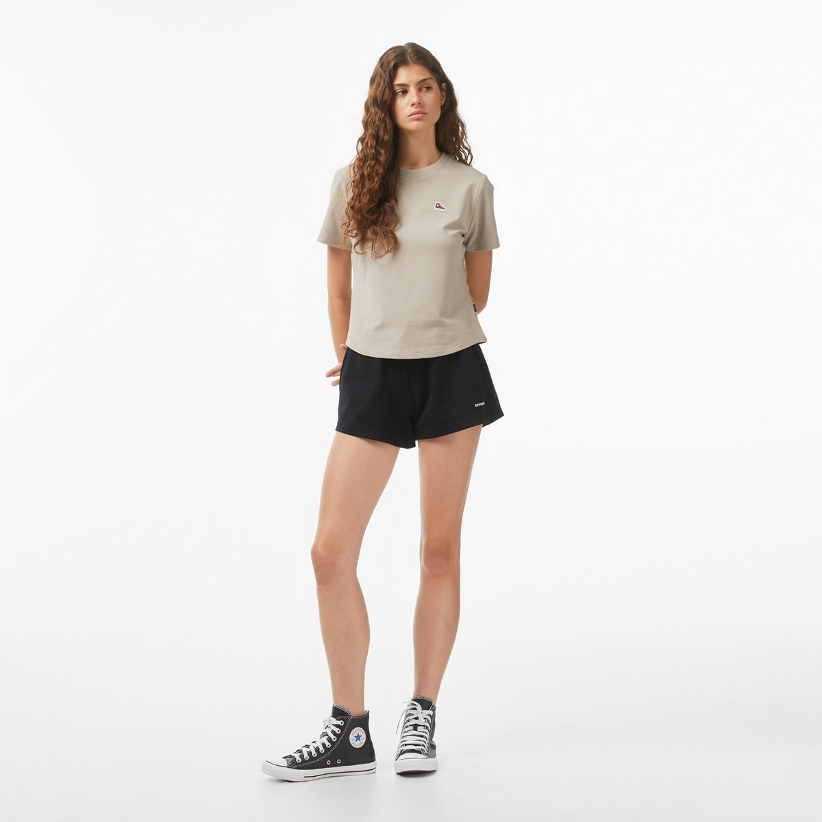 Converse Kadın Bej T-shirt