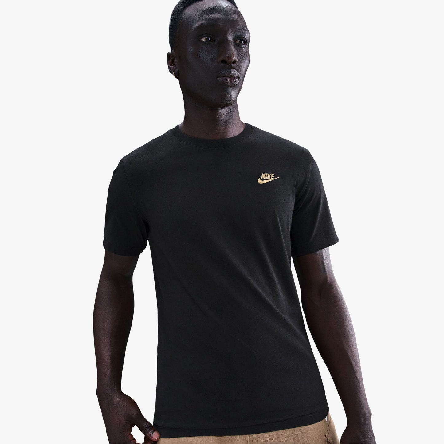 Nike Sportswear Club Erkek Siyah T-shirt