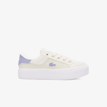 Lacoste Ziane Platform Kadın Krem Spor Ayakkabı