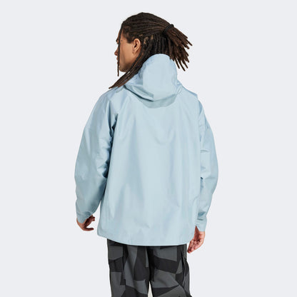 Adidas Terrex Xploric 2.5l Climaproof Anorak Erkek Gri Outdoor Mont