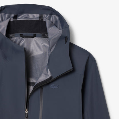 Lacoste Regular Fit Erkek Lacivert Yağmurluk