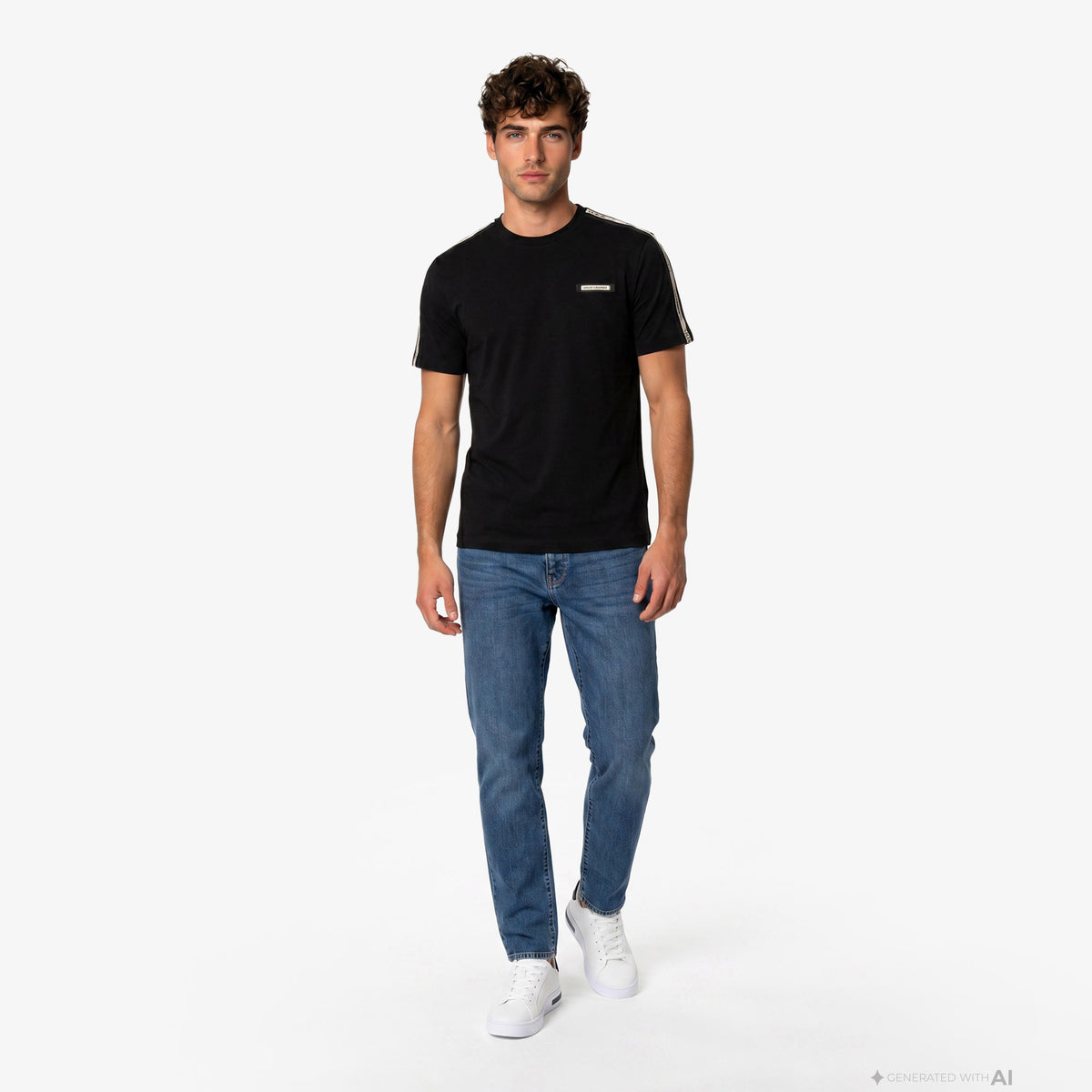 Ea7 Erkek Siyah T-shirt