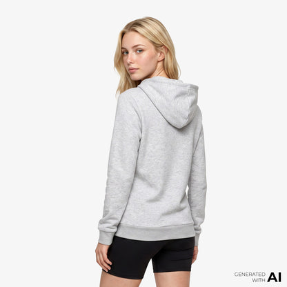 Puma Essentials Logo Full Zip Kadın Gri Sweatshirt