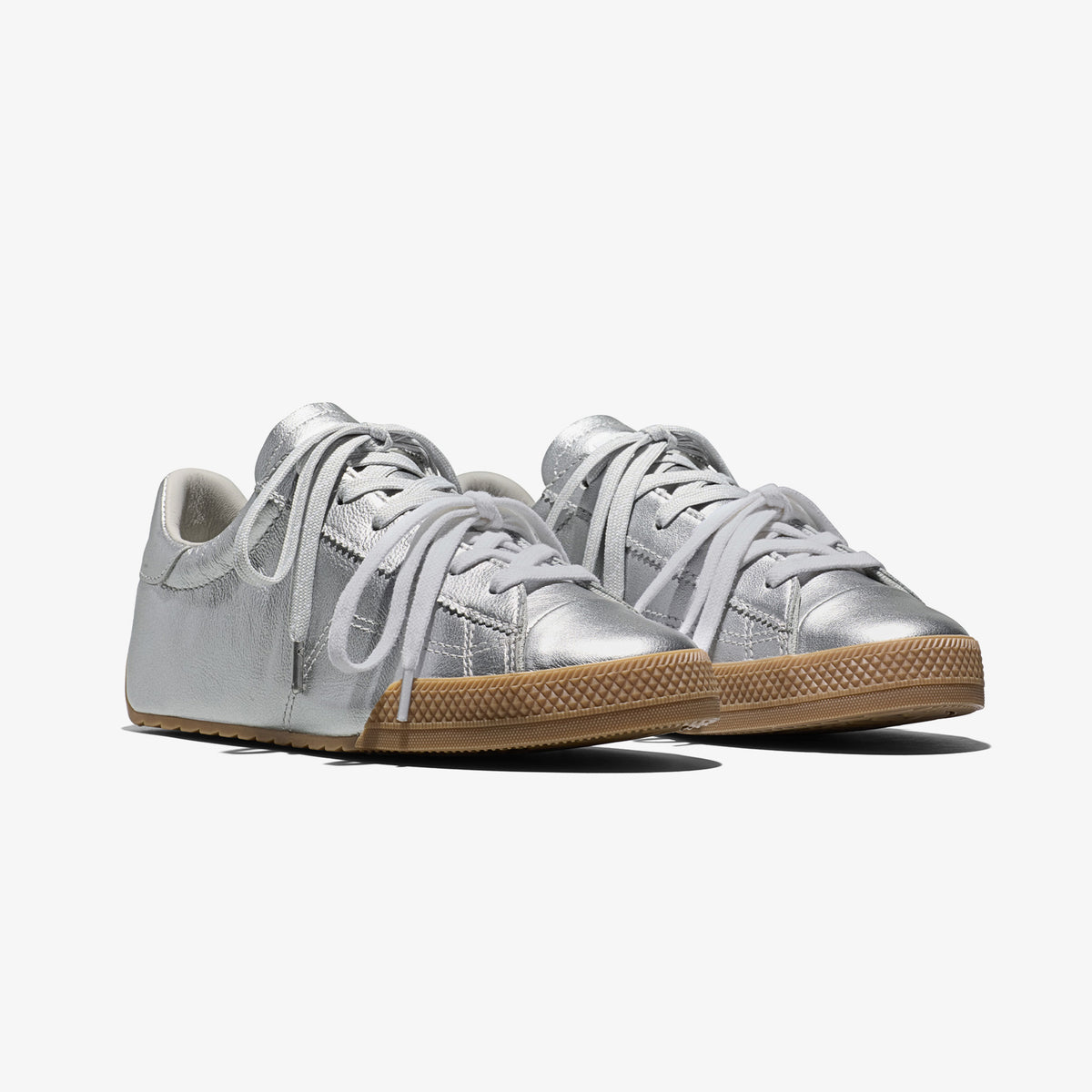 Converse Chuck Taylor Lo Unisex Metalik Gri Sneaker