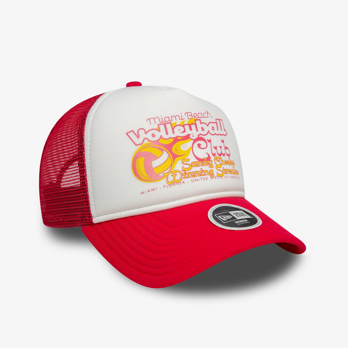 New Era Graphic 9forty A-frame Trucker Unisex Kırmızı Şapka