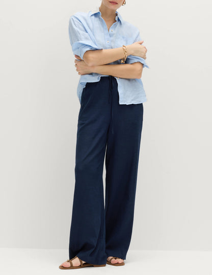 Keten Karışımlı Pantolon