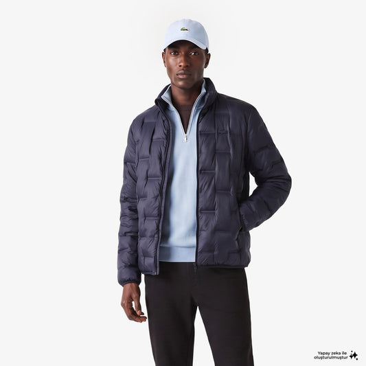 Lacoste Regular Fit Erkek Lacivert Mont