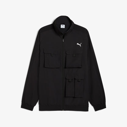 Puma T7 Cargo Relaxed Track Erkek Siyah Ceket