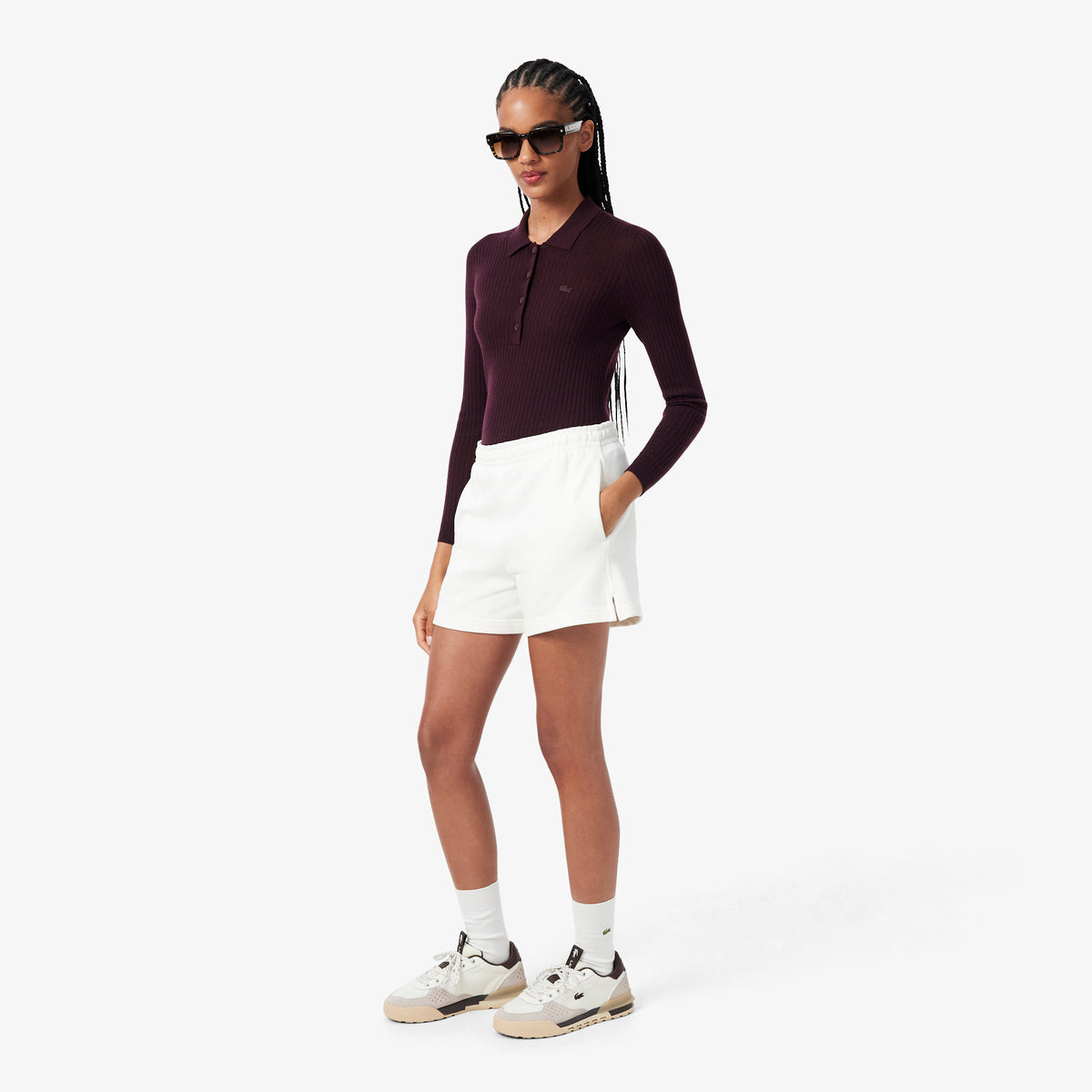 Lacoste Slam Break Kadın Beyaz Sneaker
