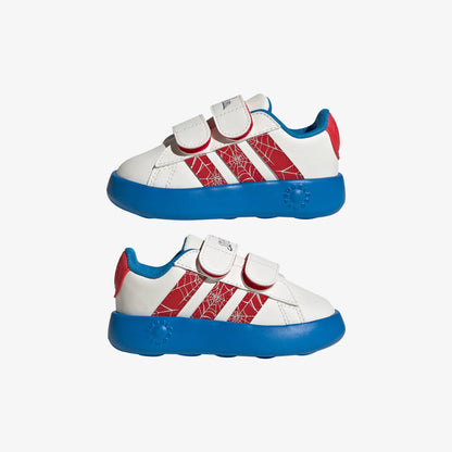 Adidas Grand Court Spider-man Cf I Bebek Beyaz Spor Ayakkabı