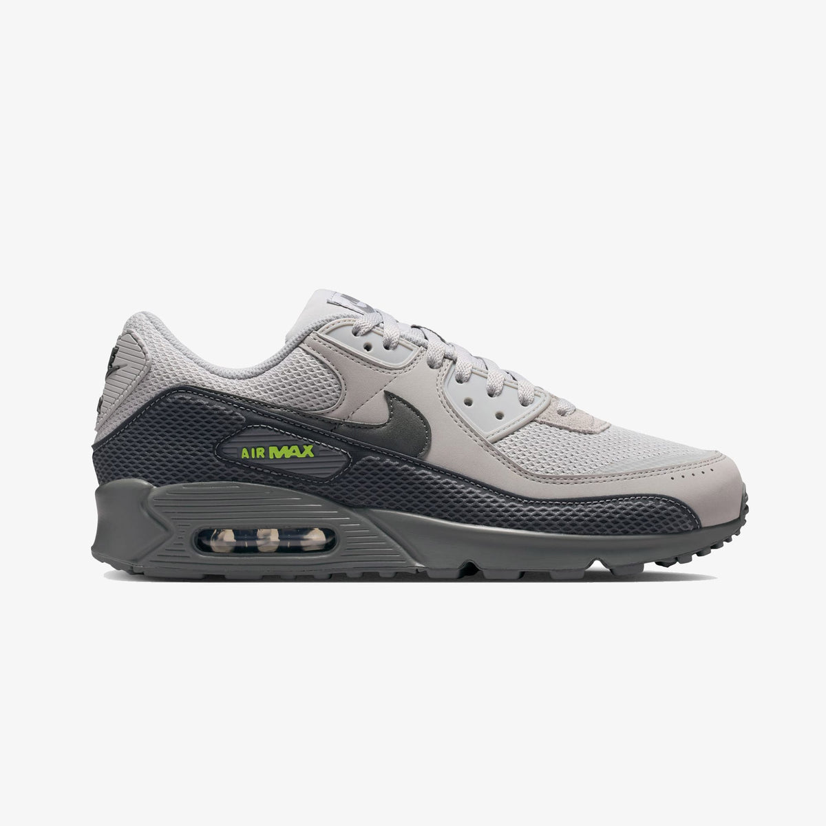 Nike Air Max 90 Prm Erkek Gri Spor Ayakkabı