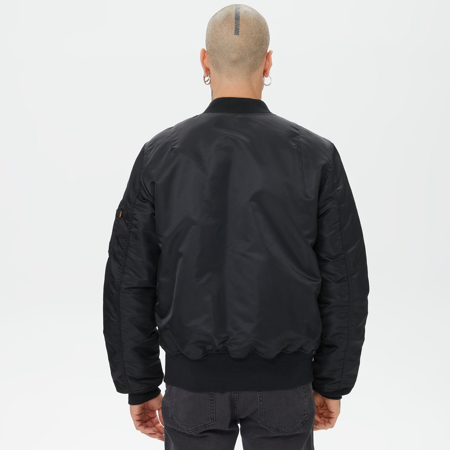 Alpha Industries Ma-1 Mod Flight Erkek Siyah Ceket