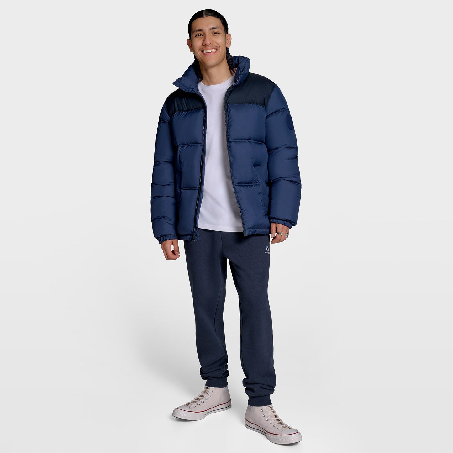 Converse Puffer Erkek Lacivert Ceket
