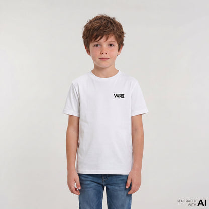 Vans By Blocked Box Ss Çocuk Beyaz T-shirt