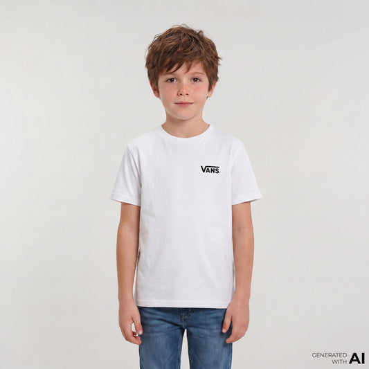 Vans By Blocked Box Ss Çocuk Beyaz T-shirt