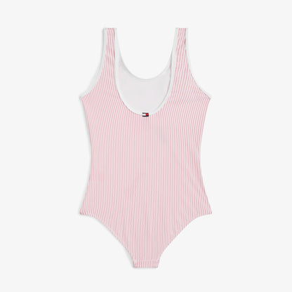 Tommy Hilfiger Script Çocuk Pembe Mayo