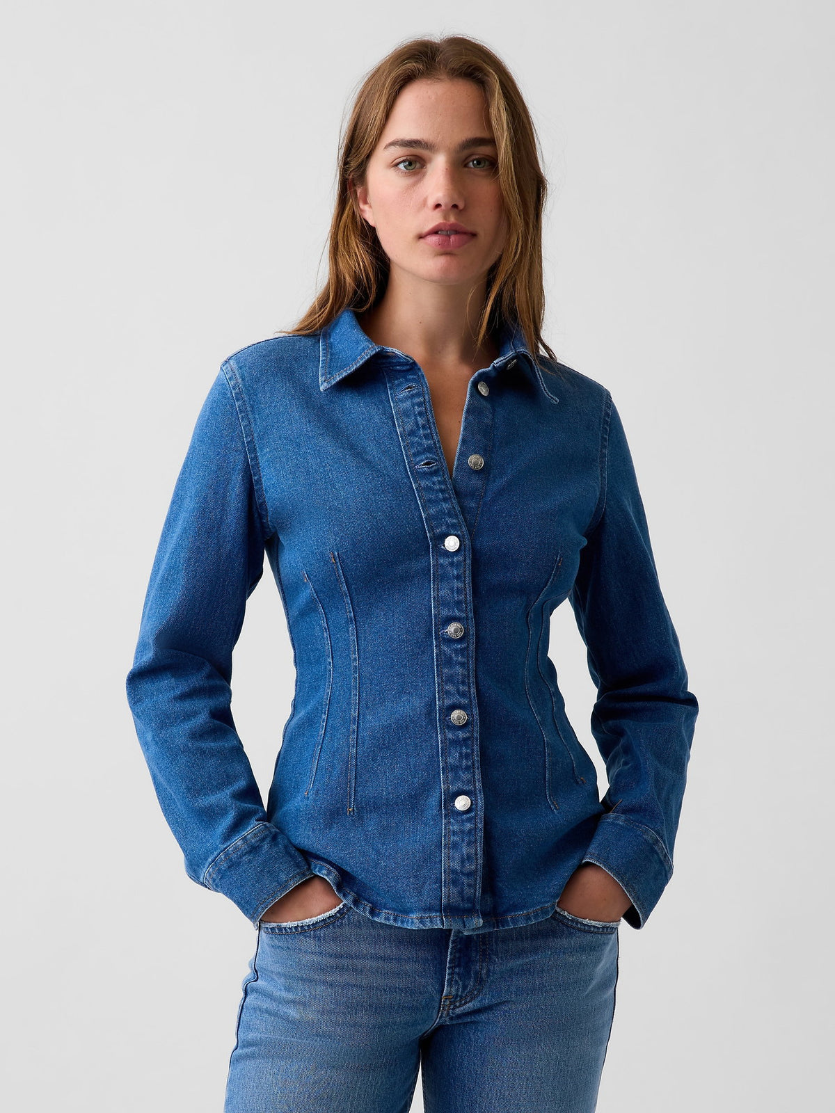 Mavi Denim Fitted Gömlek