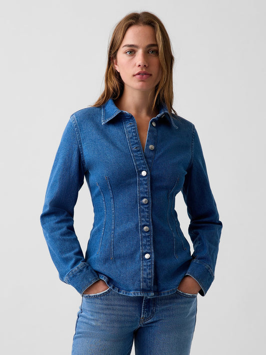 Mavi Denim Fitted Gömlek