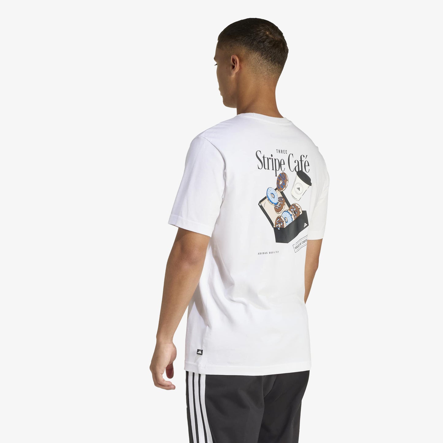 Adidas Donut Box Erkek Beyaz T-shirt