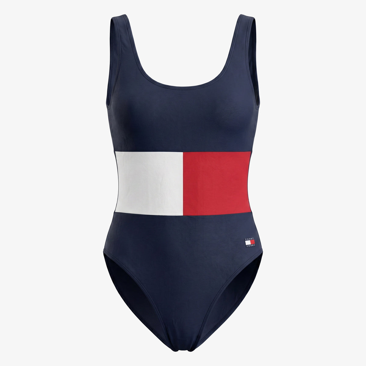 Tommy Hilfiger Core Flag Kadın Lacivert Mayo